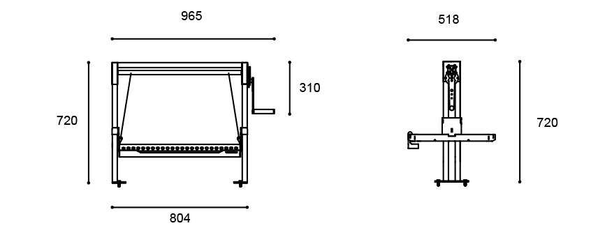 Parrilla Empotrable 900